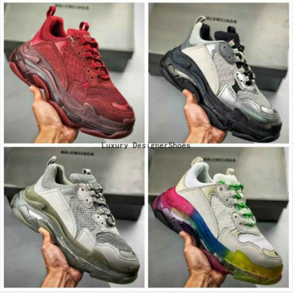 2019 paris triple s 3.0 fashion casual shoes shoe women combination nitrogen outsole crystal bottom dad casual shoes va2, Black
2019 paris triple s 3.0 fashion casual shoes shoe women combination nitrogen outsole crystal bottom dad casual shoes va2, Black