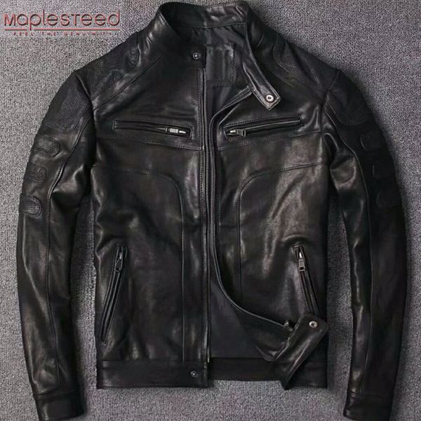 maplesteed mens leather jacket men 100% natural tanned goatskin jackets slim fit black short boy leather coat summer spring m110
maplesteed mens leather jacket men 100% natural tanned goatskin jackets slim fit black short boy leather coat summer spring m110