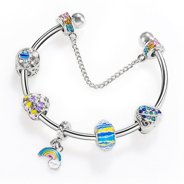 creative openwork rainbow peach heart beads beach open bracelet diy bracelet love ladies hand bangles, Black
creative openwork rainbow peach heart beads beach open bracelet diy bracelet love ladies hand bangles, Black