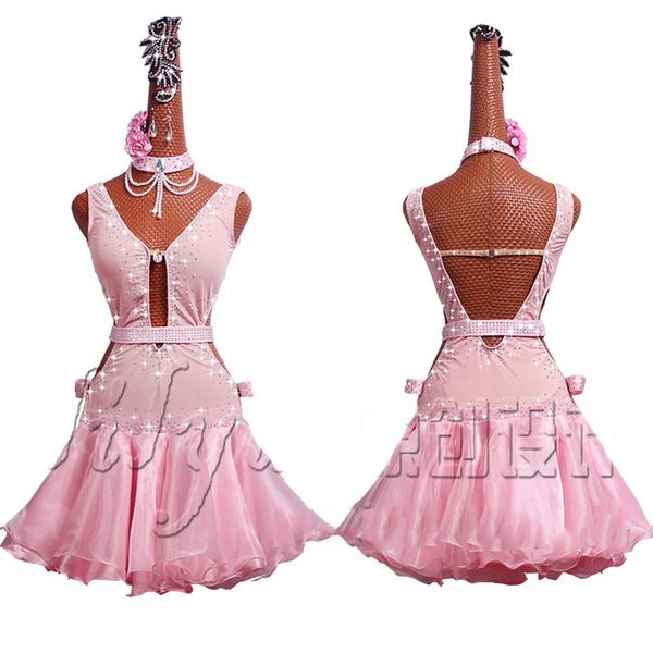 new kids dresses for girls/women rhinestone costume pink salsa dress professional dress dance latin competition bl1888, Black;red 
new kids dresses for girls/women rhinestone costume pink salsa dress professional dress dance latin competition bl1888, Black;red