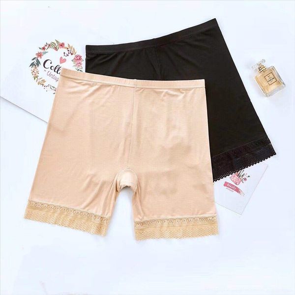 extra fat large size modal women's safety pants leggings lace anti-light lace extra base safety pants, Black
extra fat large size modal women's safety pants leggings lace anti-light lace extra base safety pants, Black
