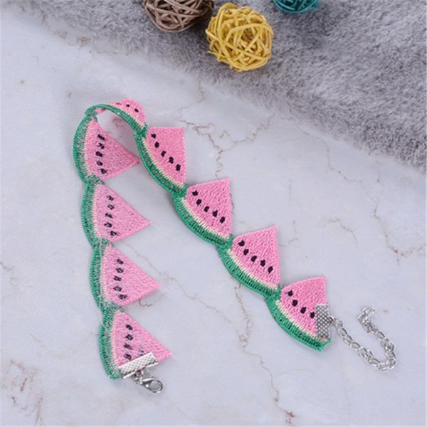 fashion fruit choker necklace cute/romantic creative cute banana strawberry cherry pineapple lace choker 29cm long 1 piece, Silver
fashion fruit choker necklace cute/romantic creative cute banana strawberry cherry pineapple lace choker 29cm long 1 piece, Silver