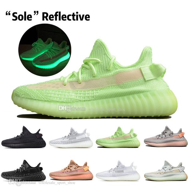 kanye west glow in the dark v2 static reflective gid cream mens running shoes hyperspace true form women men sport designer sneakers trainer, White;red
kanye west glow in the dark v2 static reflective gid cream mens running shoes hyperspace true form women men sport designer sneakers trainer, White;red