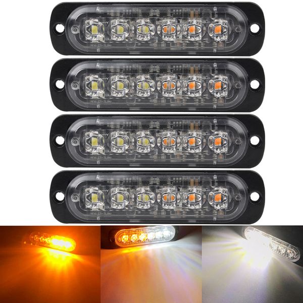 6led light bar flash car motorcycle flash 12-24vvultra-thin truck warning light white yellow
6led light bar flash car motorcycle flash 12-24vvultra-thin truck warning light white yellow