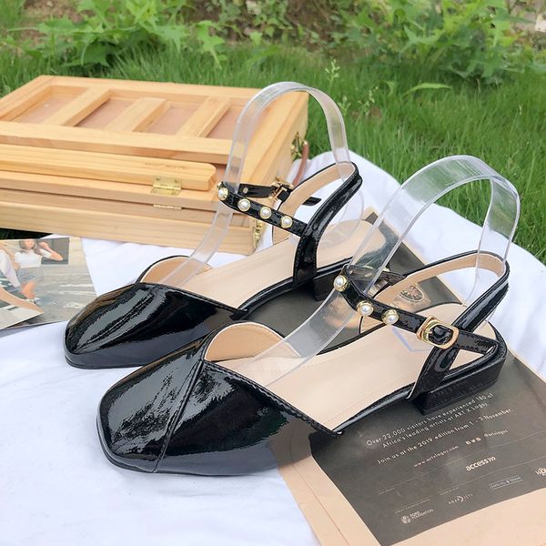 female sandal square toe beige heeled sandals low-heeled shoes with strap 2020 women's clear heels all-match shallow mouth, Black
female sandal square toe beige heeled sandals low-heeled shoes with strap 2020 women's clear heels all-match shallow mouth, Black