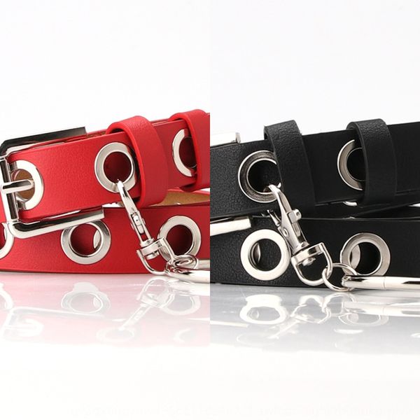 rock circle chain full hole belt female simple all-match punk style concave style belt, Black;brown
rock circle chain full hole belt female simple all-match punk style concave style belt, Black;brown