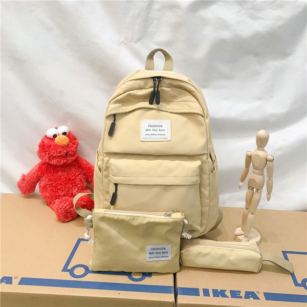 nylon women backpack large capacity student school bag for teenage girl solid color ladies' travel shoulder bag bagpack rucksack
nylon women backpack large capacity student school bag for teenage girl solid color ladies' travel shoulder bag bagpack rucksack