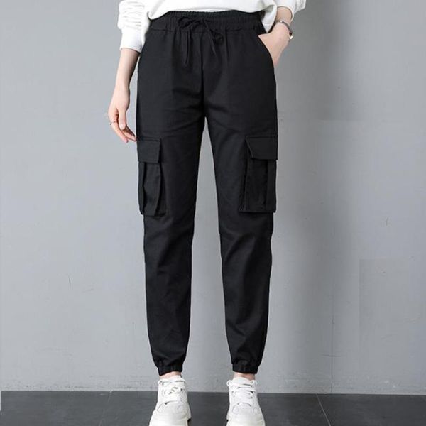 harajuku streetwear cargo pants women casual joggers sweatpants high waist loose female trousers korean pockets pantalon pants, Black;white
harajuku streetwear cargo pants women casual joggers sweatpants high waist loose female trousers korean pockets pantalon pants, Black;white