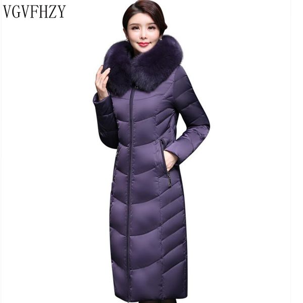 women winter down jacket 2018 winter coat women hooded natural fur collar white duck down long coat parka plus size 5xl 6xl, Black
women winter down jacket 2018 winter coat women hooded natural fur collar white duck down long coat parka plus size 5xl 6xl, Black