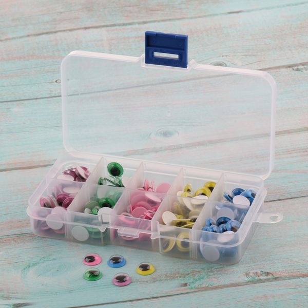 200pcs plastic wiggle googly eyes with a storage box, for teddy bear animal doll soft toy diy making, self-adhesive
200pcs plastic wiggle googly eyes with a storage box, for teddy bear animal doll soft toy diy making, self-adhesive