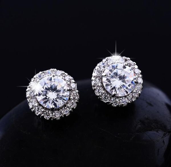 fashion designer silver color stud earrings big cz diamond earrings for women white zircon earrings jewelry for wedding party, Golden;silver
fashion designer silver color stud earrings big cz diamond earrings for women white zircon earrings jewelry for wedding party, Golden;silver