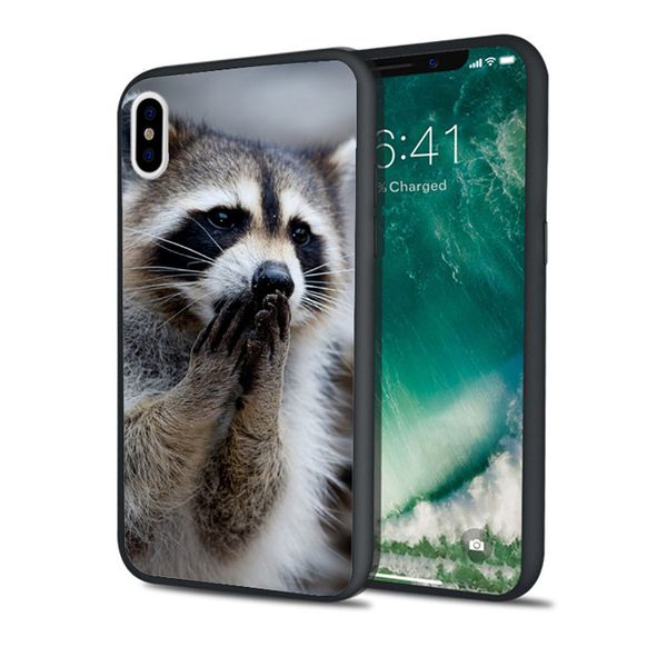 coque luxury animal cute raccoon phone case for iphone 11 pro xs max xr 8 7 6s plus 5s se 5 case black soft silicone tpu cover.
coque luxury animal cute raccoon phone case for iphone 11 pro xs max xr 8 7 6s plus 5s se 5 case black soft silicone tpu cover.