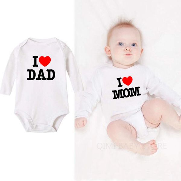 i love mom/dad print infant toddler baby girl boy romper jumpsuit clothes shirt cotton long sleeve baby body clothes, White
i love mom/dad print infant toddler baby girl boy romper jumpsuit clothes shirt cotton long sleeve baby body clothes, White