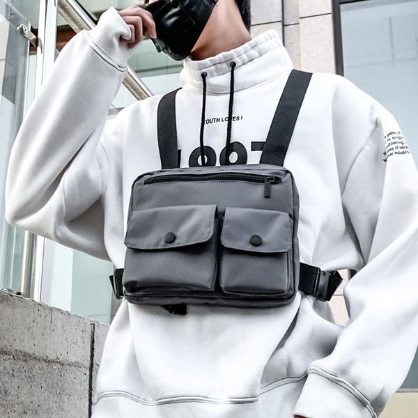 outdoor bags tactical chest rig arness front waist pack army bag hip hop streetwear fashion camping cycling hiking vest
outdoor bags tactical chest rig arness front waist pack army bag hip hop streetwear fashion camping cycling hiking vest