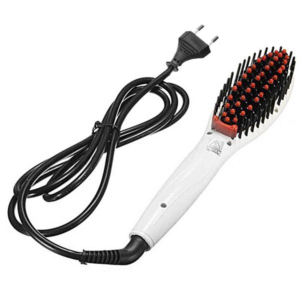 digital electric hair straightener brush comb detangling straightening irons hair brush eu plug:white, Black
digital electric hair straightener brush comb detangling straightening irons hair brush eu plug:white, Black