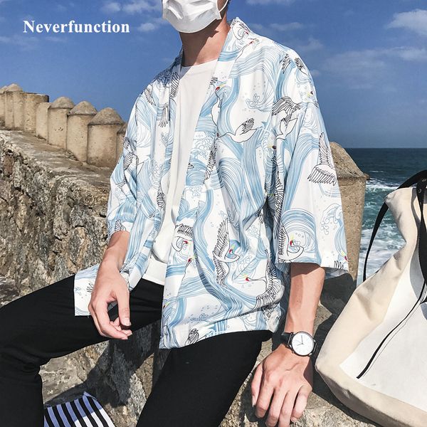 new men personality printed streetwear japanese style kimono jackets summer fashion hip hop male casual cardigan jacket coats, Black;brown
new men personality printed streetwear japanese style kimono jackets summer fashion hip hop male casual cardigan jacket coats, Black;brown