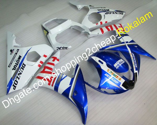 motorcycles for yamaha 05 yzfr6 yzf-r6 yzf600 yzf r6 yzf 600 2005 motorbike white blue body fairing aftermarket kit (injection molding
motorcycles for yamaha 05 yzfr6 yzf-r6 yzf600 yzf r6 yzf 600 2005 motorbike white blue body fairing aftermarket kit (injection molding