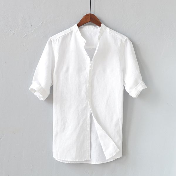2019 new men solid soft linen casual shirts summer fashion short sleeve shirts man male loose shirt tees clothes -3xl, White;black
2019 new men solid soft linen casual shirts summer fashion short sleeve shirts man male loose shirt tees clothes -3xl, White;black