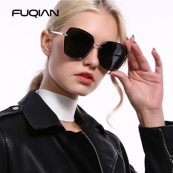fuqian brand 2019 vintage metal polarized ladies sunglasses big irregular pink black women sun glasses gradient lens eyewear, White;black
fuqian brand 2019 vintage metal polarized ladies sunglasses big irregular pink black women sun glasses gradient lens eyewear, White;black