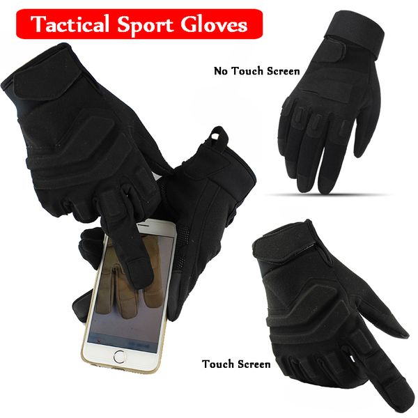 men touch screen tactical gloves full finger armed gloves paintball gear anti-skid hunting cycling, Black
men touch screen tactical gloves full finger armed gloves paintball gear anti-skid hunting cycling, Black