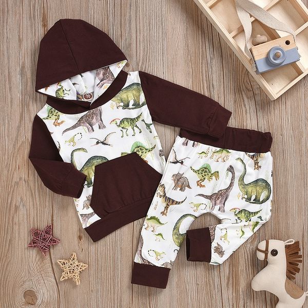 fashion toddler baby boys girls outfit cartoon dinosaur hoodie sweatshirt+pants set suit toddler boy clothes winter 2019, White
fashion toddler baby boys girls outfit cartoon dinosaur hoodie sweatshirt+pants set suit toddler boy clothes winter 2019, White