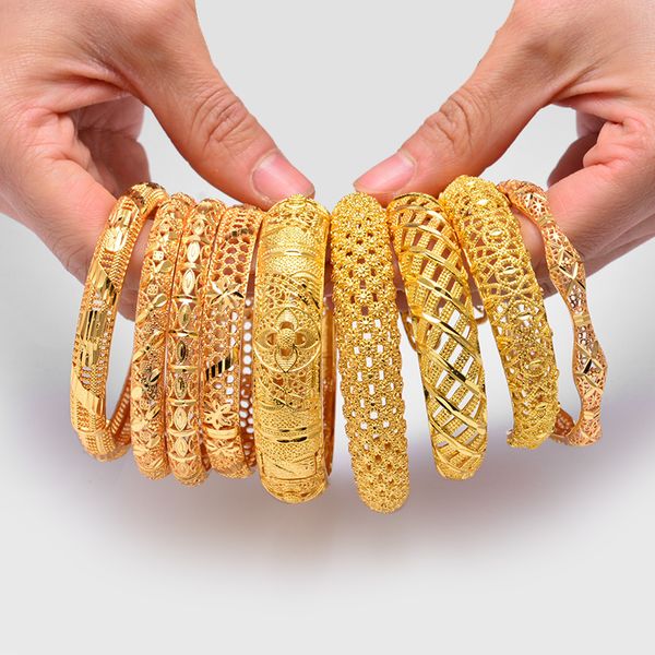 wando bangles gold color bangles bracelet women wedding bracelet jewelry african women girl bride bangles&bracelets jewelry gift, Black
wando bangles gold color bangles bracelet women wedding bracelet jewelry african women girl bride bangles&bracelets jewelry gift, Black