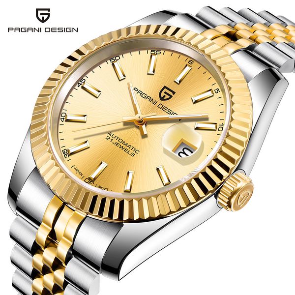 bergiani pagani cross-border mechanical watch mens watch fashion waterproof calendar stainless steel watch mens 1645, Slivery;brown
bergiani pagani cross-border mechanical watch mens watch fashion waterproof calendar stainless steel watch mens 1645, Slivery;brown