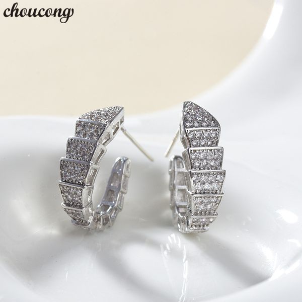choucong snake shape drop earring mirco pave 5a zircon 925 sterling silver wedding dangle earrings for women party jewelry, Golden;silver
choucong snake shape drop earring mirco pave 5a zircon 925 sterling silver wedding dangle earrings for women party jewelry, Golden;silver