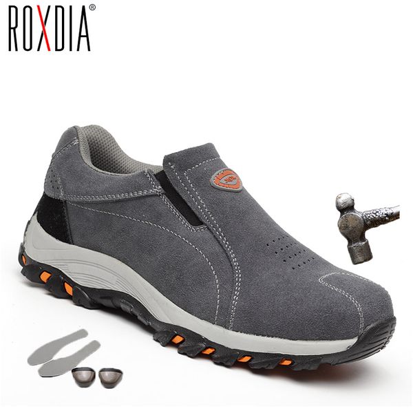 roxdia brand plus size 39-46 steel toecap women men work & safety boots genuine leather steel mid sole man woman shoes rxm103, Black
roxdia brand plus size 39-46 steel toecap women men work & safety boots genuine leather steel mid sole man woman shoes rxm103, Black