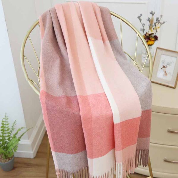 winter scarf tartan plaid scarf pashmina new designer blanket scarf luxury women's scarves and wraps 190cm mma2671, Blue;gray
winter scarf tartan plaid scarf pashmina new designer blanket scarf luxury women's scarves and wraps 190cm mma2671, Blue;gray