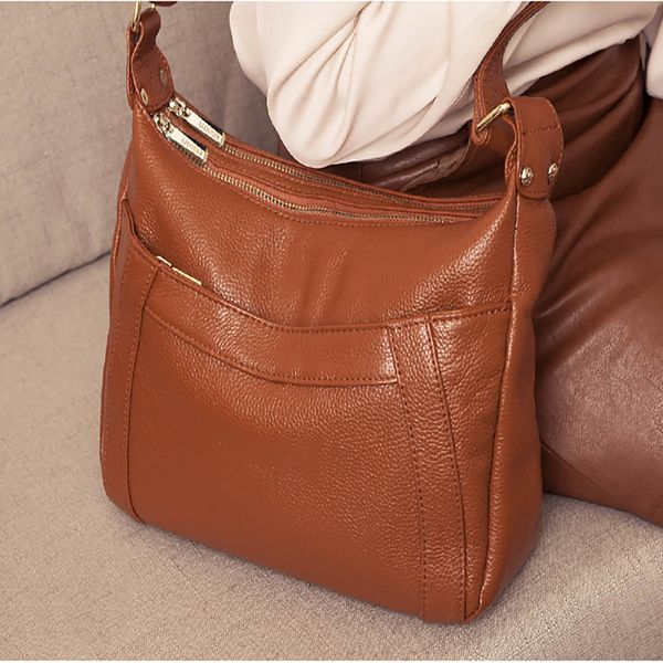 new soft cow leather hobos bag ladies women's genuine leather handbags shoulder bags for women messenger bags
new soft cow leather hobos bag ladies women's genuine leather handbags shoulder bags for women messenger bags