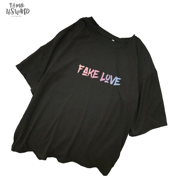 fake love album t shirts women summer korean kpop letter print tshirt harajuku kawaii streetwear camisas mujer shirt, White
fake love album t shirts women summer korean kpop letter print tshirt harajuku kawaii streetwear camisas mujer shirt, White