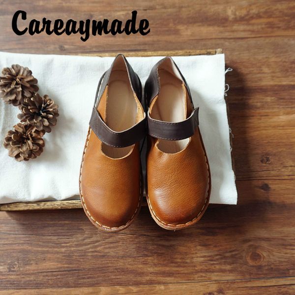 careaymade-retro art style hand-rub color genuine leather shoes,full-grain leather low heel round head mary jane shoes, Black
careaymade-retro art style hand-rub color genuine leather shoes,full-grain leather low heel round head mary jane shoes, Black