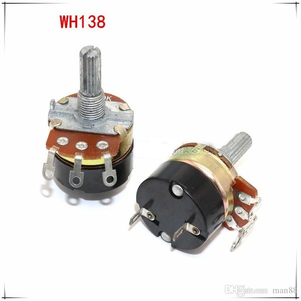wh138 single potentiometer b500k b504 with switch dimmer switch three-legged foot shank length 20mm
wh138 single potentiometer b500k b504 with switch dimmer switch three-legged foot shank length 20mm