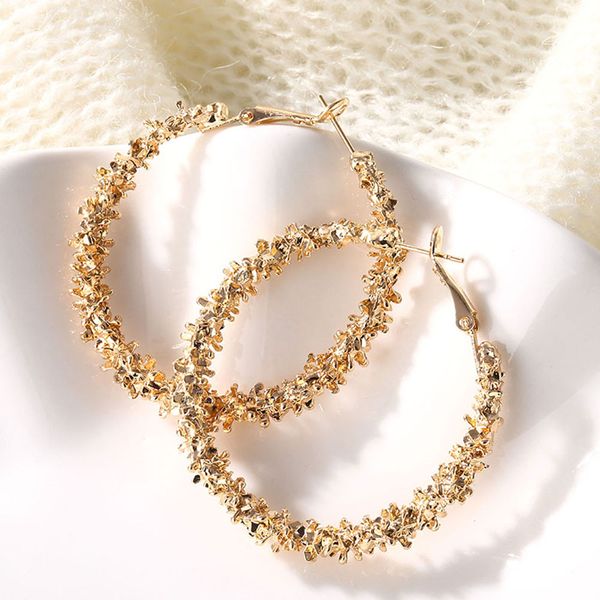 iparam 2019 new big circle round hoop earrings for women's fashion statement golden punk charm earrings party jewelry, Golden;silver
iparam 2019 new big circle round hoop earrings for women's fashion statement golden punk charm earrings party jewelry, Golden;silver