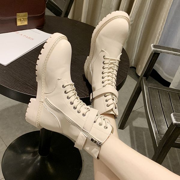 autumn and winter women's boots ins 's boots women's british wind shoes high heel coarse-heeled motorcycle, Black
autumn and winter women's boots ins 's boots women's british wind shoes high heel coarse-heeled motorcycle, Black