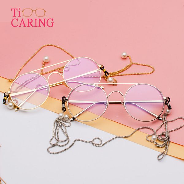 2019 new fashion transparent lens return glasses contracted metal glasses frame with glasses chain, Silver
2019 new fashion transparent lens return glasses contracted metal glasses frame with glasses chain, Silver