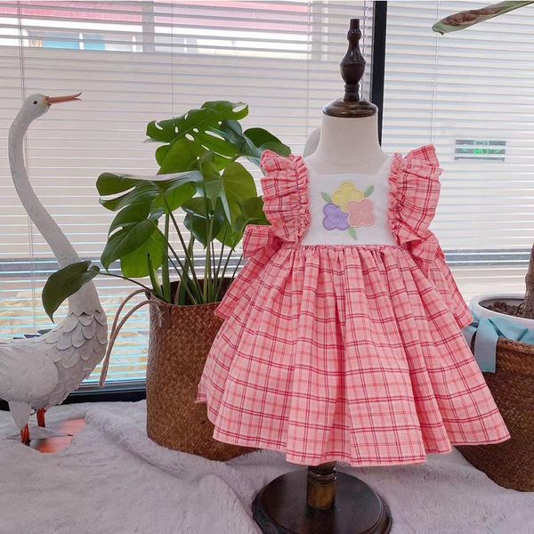 2pcs spanish lolita girl princess dres sleeveless print plaid cute dress for girls birthday party easter dress vestidos y3078, Red;yellow
2pcs spanish lolita girl princess dres sleeveless print plaid cute dress for girls birthday party easter dress vestidos y3078, Red;yellow