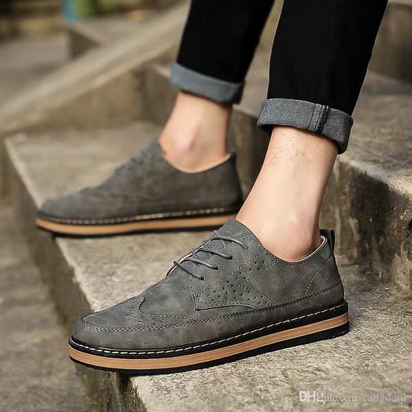 business casual leather shoes spring summer new students breathable retro leather shoes shoes breathable and non-slippery, Black
business casual leather shoes spring summer new students breathable retro leather shoes shoes breathable and non-slippery, Black