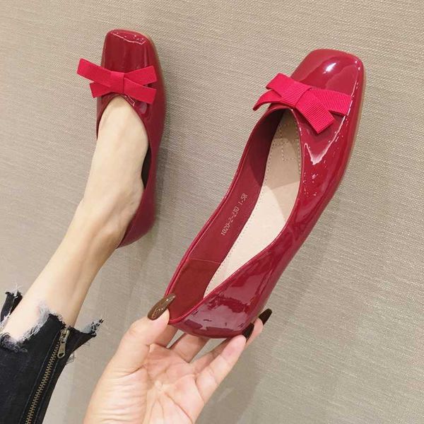 square toe shoes woman flats soft casual female sneakers bow-knot dress new patent leather butterfly lace-up slip-on rubber, Black
square toe shoes woman flats soft casual female sneakers bow-knot dress new patent leather butterfly lace-up slip-on rubber, Black