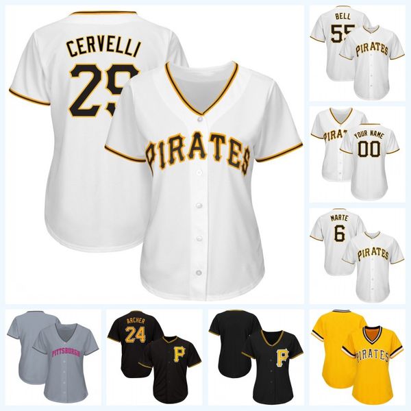Womens Pirates 53 Melky Cabrera 55 Josh Bell 26 Adam Frazier 29 Francisco Cervelli 50 Jameson Taillon 24 Chris Archer Baseball Jersey
Womens Pirates 53 Melky Cabrera 55 Josh Bell 26 Adam Frazier 29 Francisco Cervelli 50 Jameson Taillon 24 Chris Archer Baseball Jersey