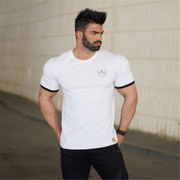 frmaro new muscle brothers running fast dry t-shirt fitness model short sleeve, White;black
frmaro new muscle brothers running fast dry t-shirt fitness model short sleeve, White;black