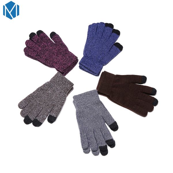 women men new warm winter knitted fashion cashmere full finger solid gloves mitten ladies female thick screen sense handschoenen, Blue;gray
women men new warm winter knitted fashion cashmere full finger solid gloves mitten ladies female thick screen sense handschoenen, Blue;gray