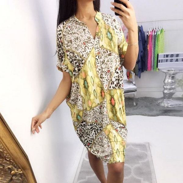 women autumn leopard snake print striped long sleeve v-neck dress ladies casual empire mini dresses above knee length, Black;gray
women autumn leopard snake print striped long sleeve v-neck dress ladies casual empire mini dresses above knee length, Black;gray