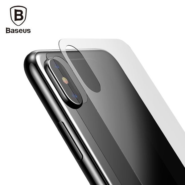 baseus 3d шелкография закаленное стекло защитная задняя пленка для iphone x 0.3 мм