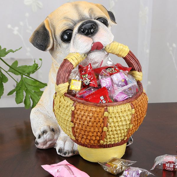 nordic art resin pug key remote control storage box crafts ornaments simple home office debris storage basket animal furnishings
nordic art resin pug key remote control storage box crafts ornaments simple home office debris storage basket animal furnishings