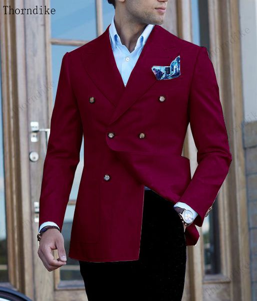 thorndike ( jackets + pants ) double breasted suit groom wedding suits men dress suit dinner party prom formal business, White;black
thorndike ( jackets + pants ) double breasted suit groom wedding suits men dress suit dinner party prom formal business, White;black