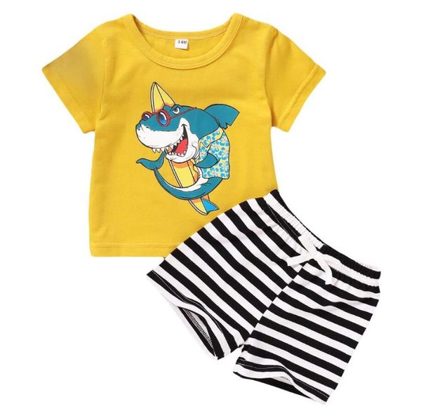 ребенок летней одежда для малышей детские baby boy одежда акула футболка top shirt полосатых шорты брюки 2pcs outfit set 0-2ого, White
ребенок летней одежда для малышей детские baby boy одежда акула футболка top shirt полосатых шорты брюки 2pcs outfit set 0-2ого, White