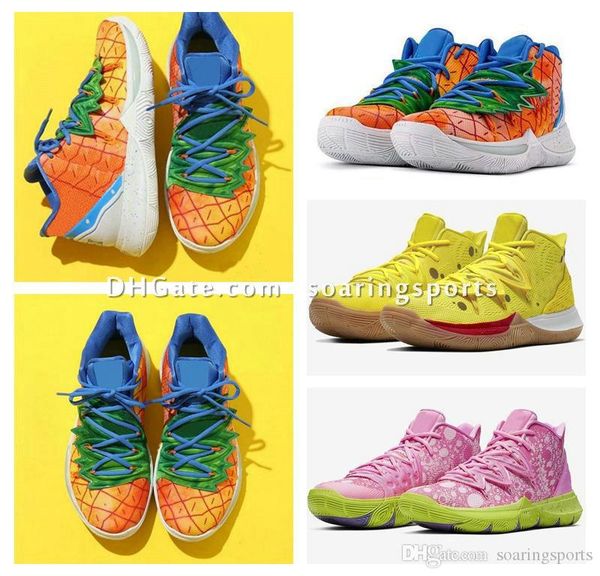 kyrie 5 pineapple house patrick squidwards basketball shoes star kids kyrie 2 low mr. krabs sandy cheeks sneakers with box size us4-12 soari, Black
kyrie 5 pineapple house patrick squidwards basketball shoes star kids kyrie 2 low mr. krabs sandy cheeks sneakers with box size us4-12 soari, Black