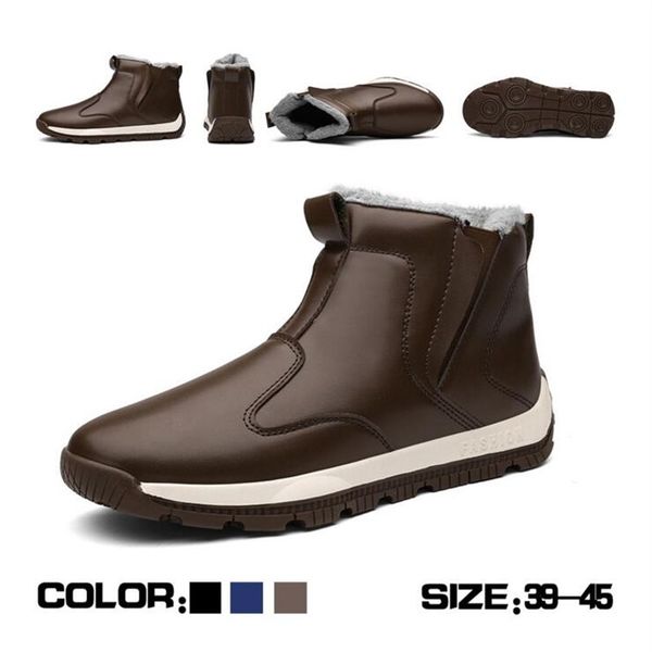 mens boots ankle winter shoes fashion plush pu leather male boots black shoes warm snow
mens boots ankle winter shoes fashion plush pu leather male boots black shoes warm snow